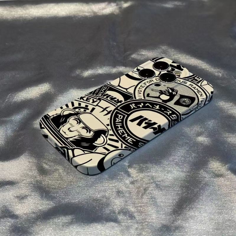 黑白猿人适用iphone15/14/12/11/xr手机壳苹果13华为vivo小米oppo