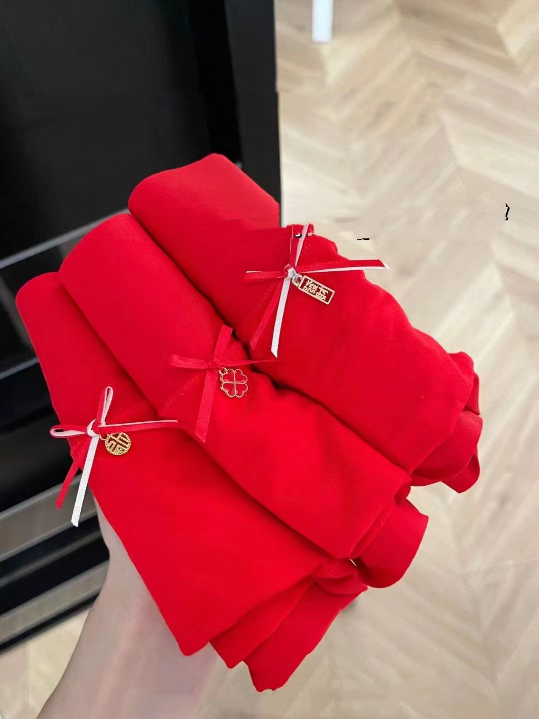 XIE4   红色三条装内裤668