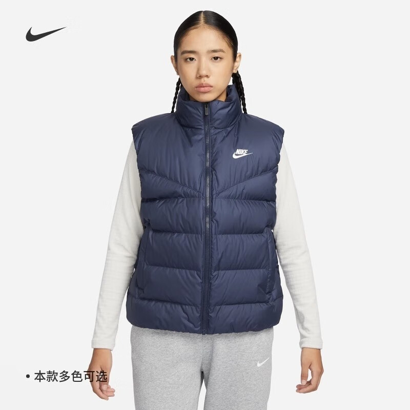 耐克冬季女AS W NSW TF DWN WR VEST GCEL羽绒夹克背心FZ1104-451