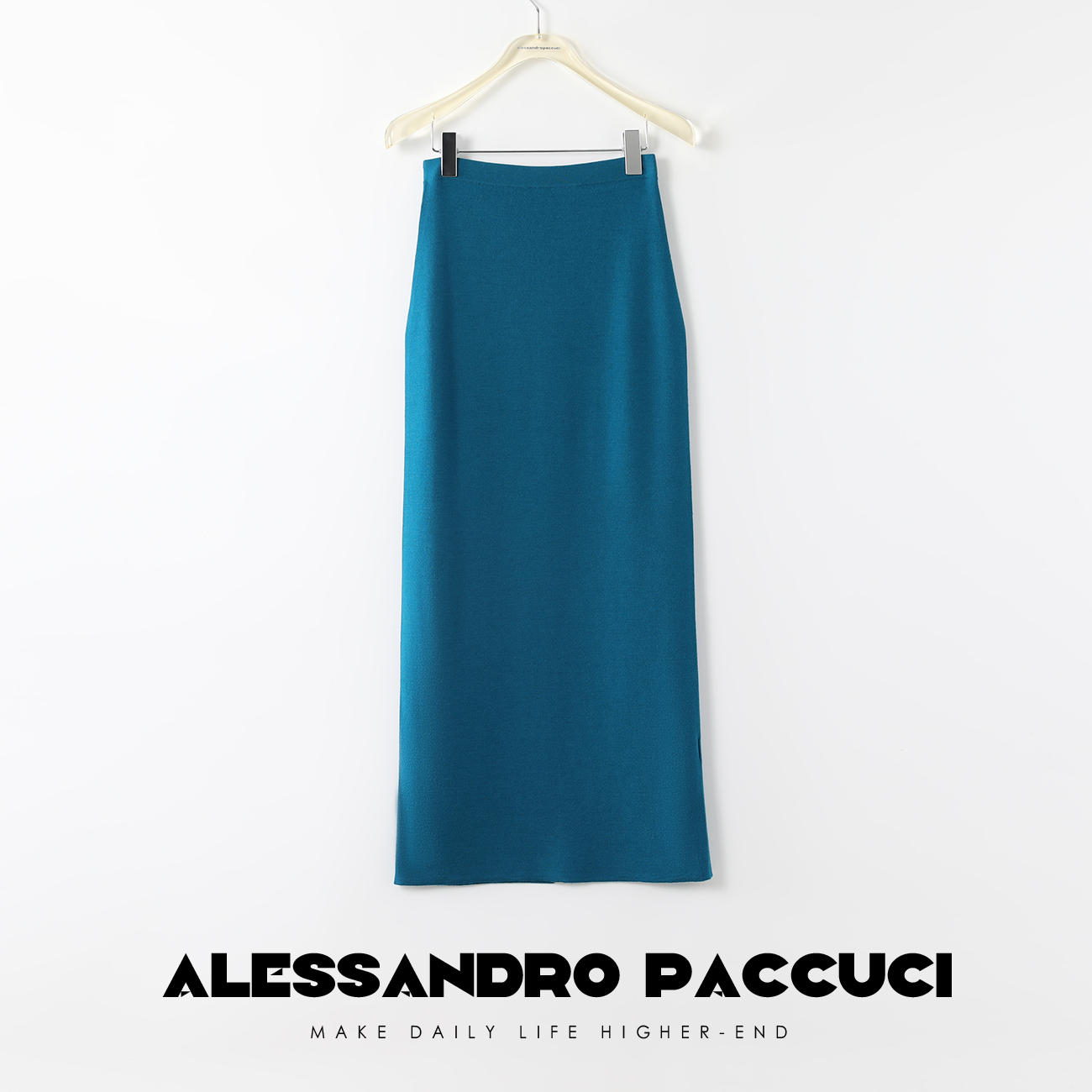 【有试穿痕迹不退换】洛哥24556X扬子1oo羊毛 16针优雅通勤半身长裙