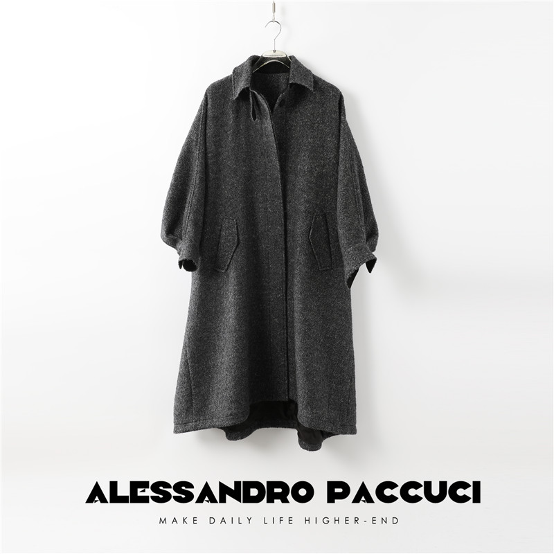 Alessandro Paccuci洛哥24787X意D利工艺 初剪羊毛＆苏力羊驼大衣