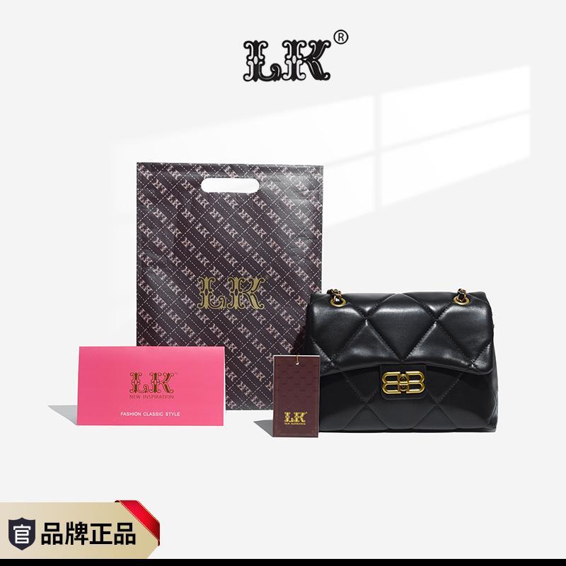 【喵喵甄选】新款黑色小方包潮流百搭链条斜挎包049