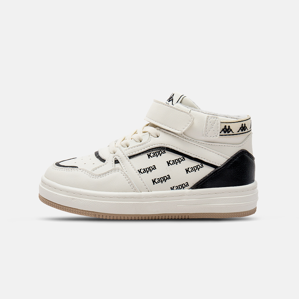 卡帕童鞋2022冬季新款儿童中大童保暖加绒棉鞋高帮休闲男女童板鞋