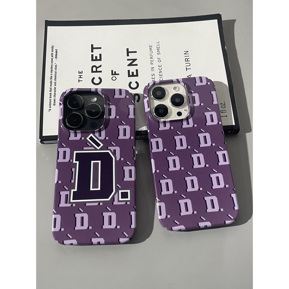 王鹤棣潮牌字母D同款手机壳适用苹果iPhone13手机壳菲林苹菲林壳