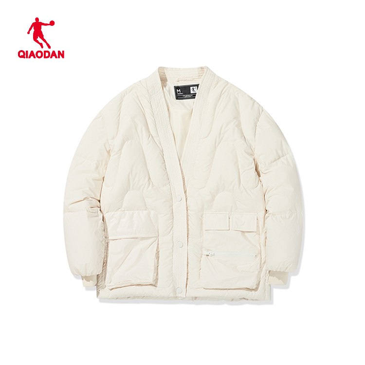 中国乔丹羽绒服女2023秋冬运动潮流保暖生活羽绒外套GGM42223571