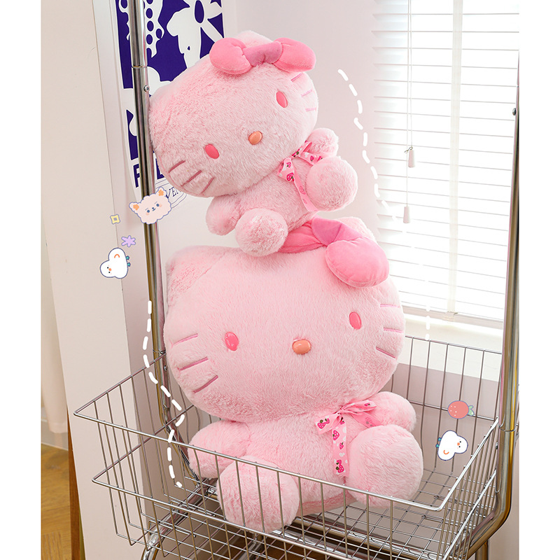 可爱hellokitty公仔毛绒玩具三丽鸥凯蒂猫玩偶抱枕送女生生日礼物