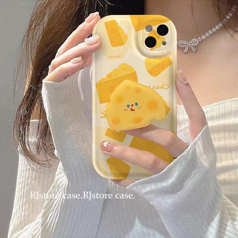 【苹果/华为/VIVO/荣耀/OPPO/小米】可爱黄奶酪气垫防摔手机壳