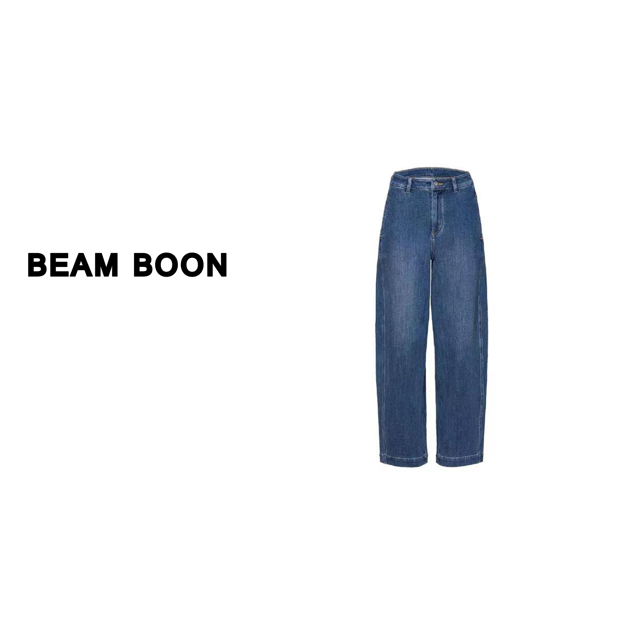 Beam Boon | 重磅厚实！360°弹力柔软舒适宽松阔腿牛仔裤