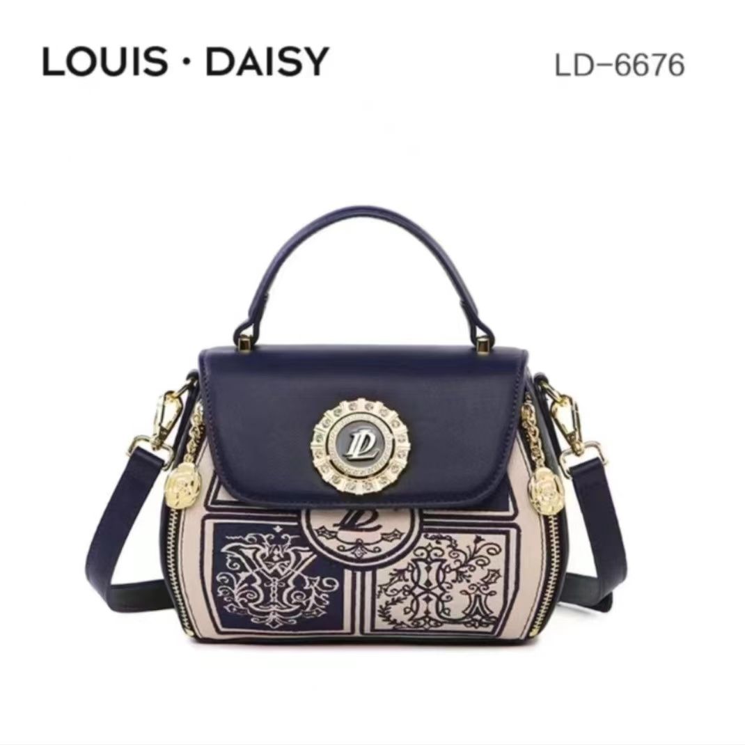 【门店3999！】LOUIS·DAISY新款时尚轻奢百搭单肩斜挎包 LD-6676