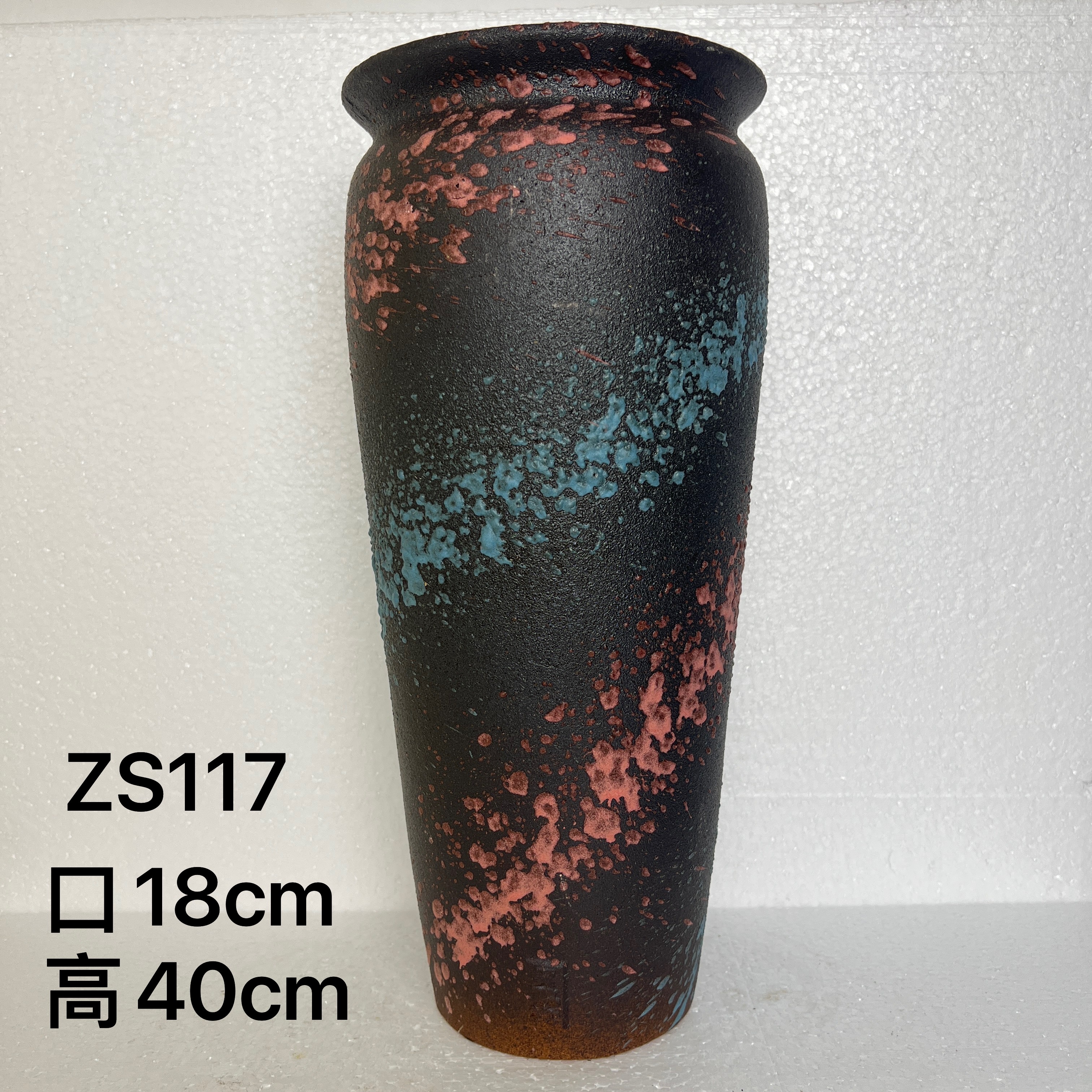 ZS117 特大花盆大花盆大法师老桩九尾狐多肉盆粗陶发货制作烧制