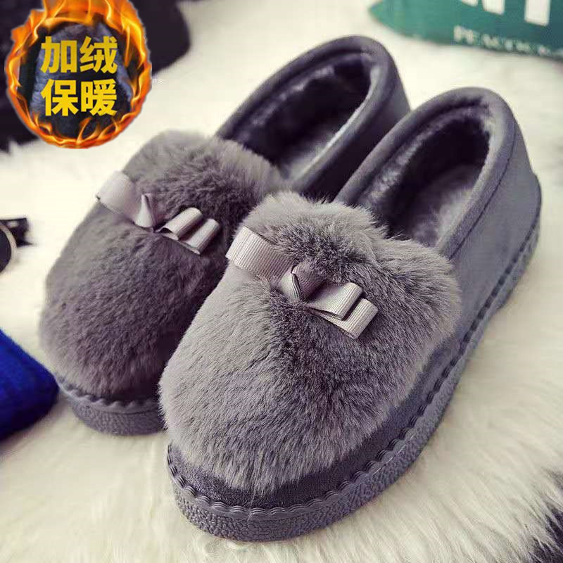 冬季森马潮【小羊专属】老北京棉鞋女冬加保暖时尚软底防滑妈妈布