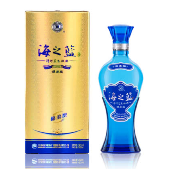 酒仙网42°海之蓝 洋河蓝色经典42度520ml