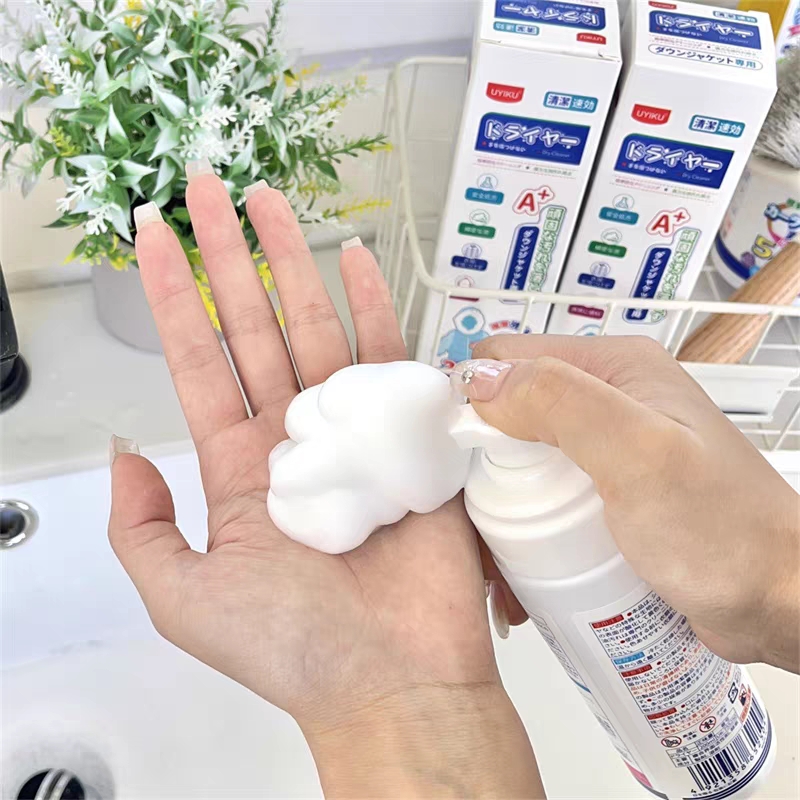 【物以可羽绒服清洗剂】快速家用泡沫免洗去油去污便携式免水洗护理