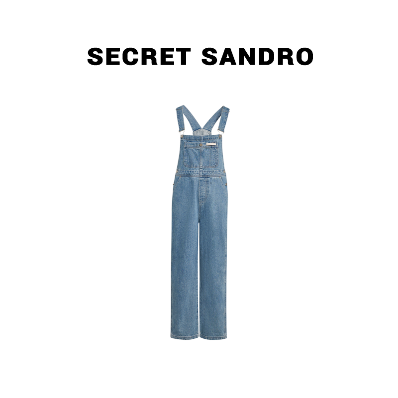 【Secret Sandro】 鸥纪儿 时尚显瘦牛仔连体裤 U23203011R