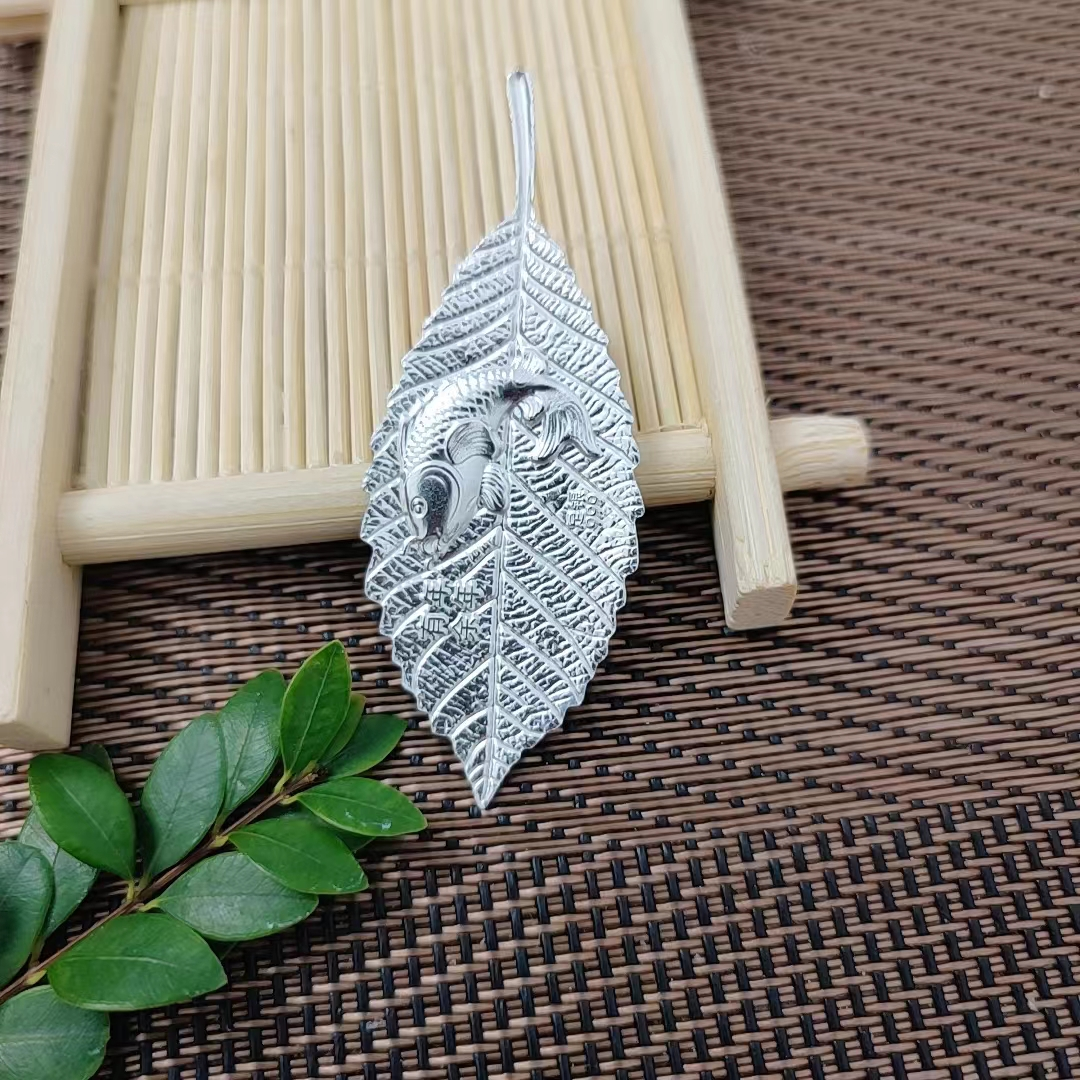 足银银制品 【茶叶子】足银999茶叶子  约2.5克 K03-3