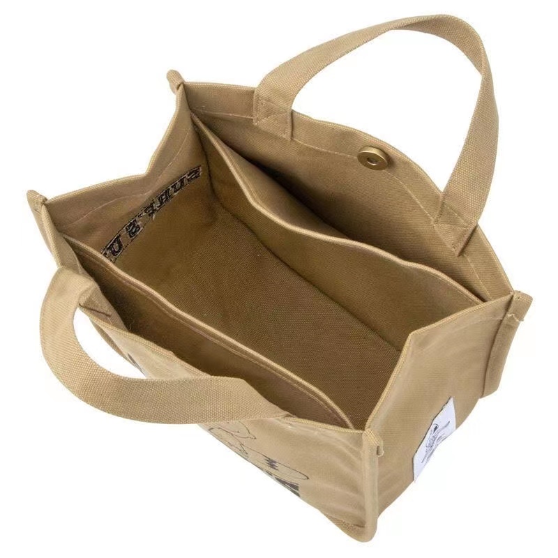 帆布袋日式便当包上班族饭盒袋子手提包带饭的手拎包斜挎简约定制