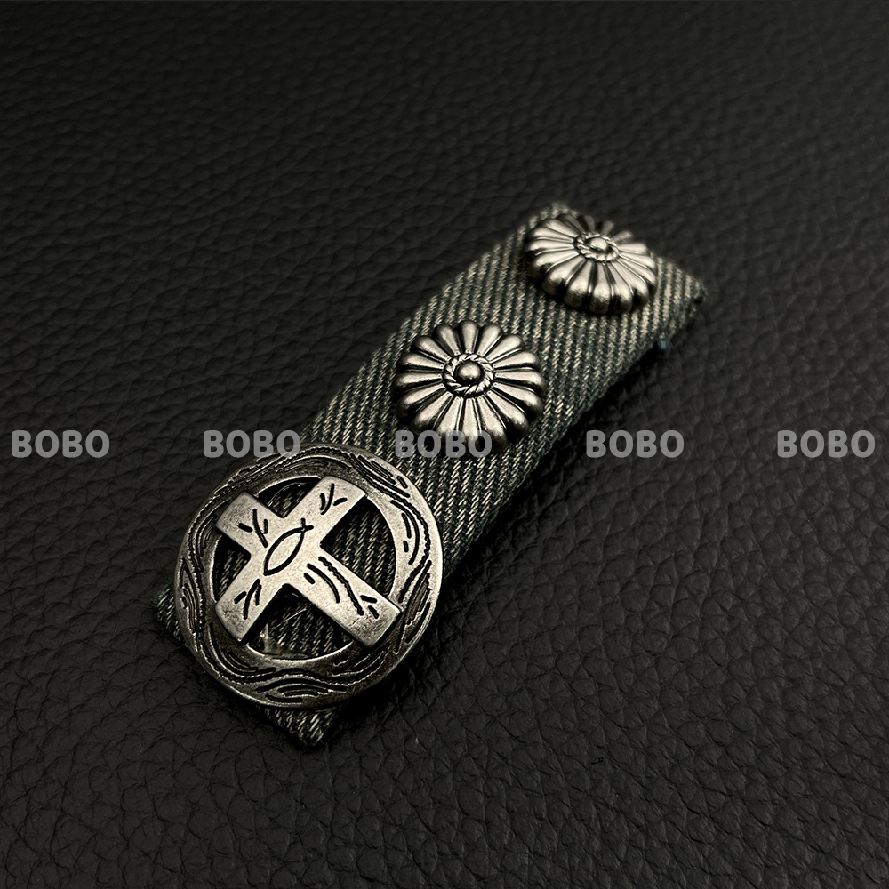 【A051】秋冬时尚深绿色做旧牛仔BB夹轻奢甜酷ins风Y2K千禧少女BB夹