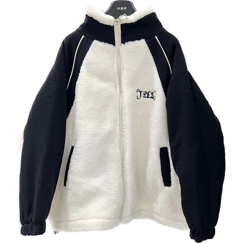 【潮牌外套】冬季新2024潮牌中大童毛毛衣外套百搭洋气上衣22660113