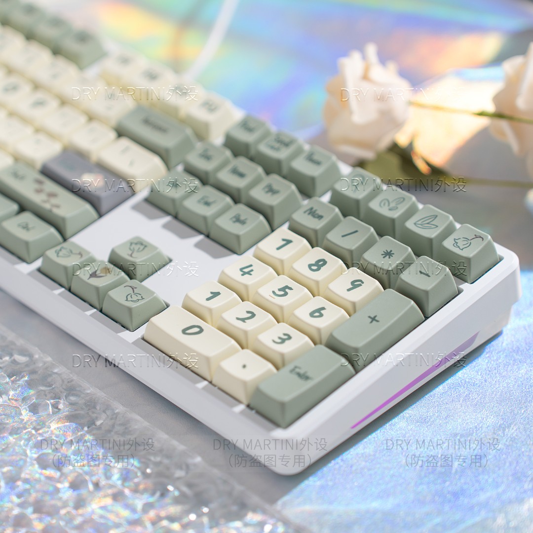 DM108全键机械键盘Gasket三模无线蓝牙有线客制化热插拔静音套件