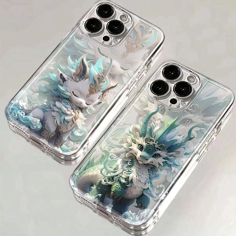 龙年吉祥暴富iphone15苹果壳14promax软胶13pro透明12个性11潮牌