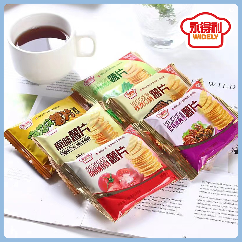 【与辉|同行】永得利原味薯片饼干番茄味薄脆饼干酥脆薯脆即食经典