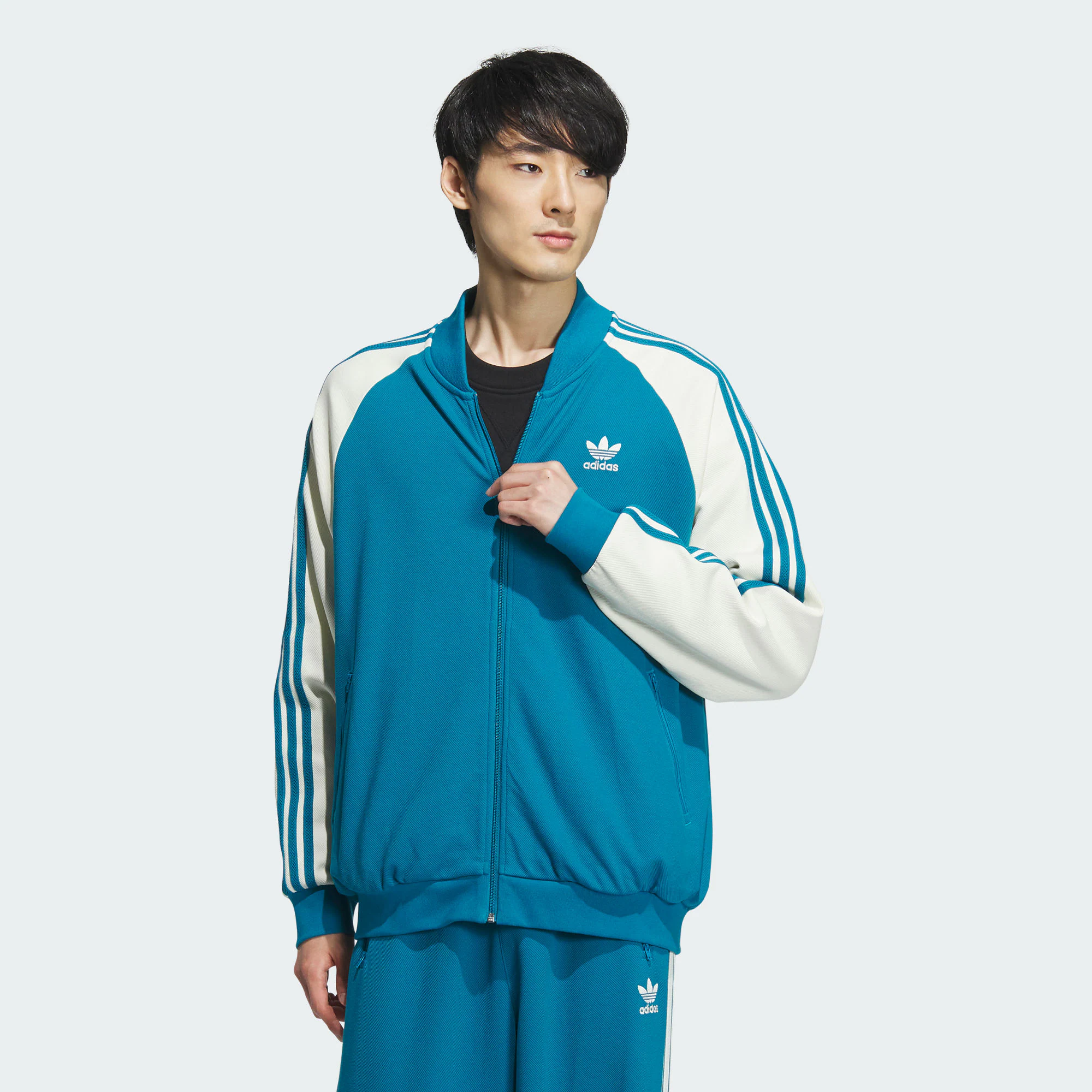 adidas/阿迪达斯【国金AD】春季休闲撞色运动立领夹克外套 IX4241