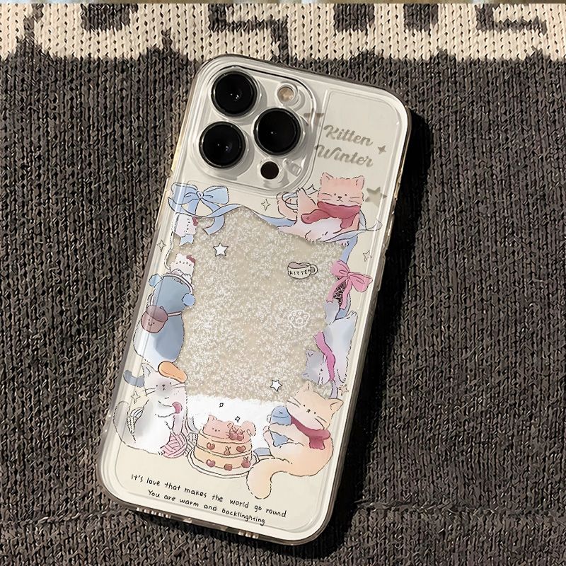 动物雪花华为vivo小米oppo荣耀苹果15手机壳iPhone13透明14防摔8P