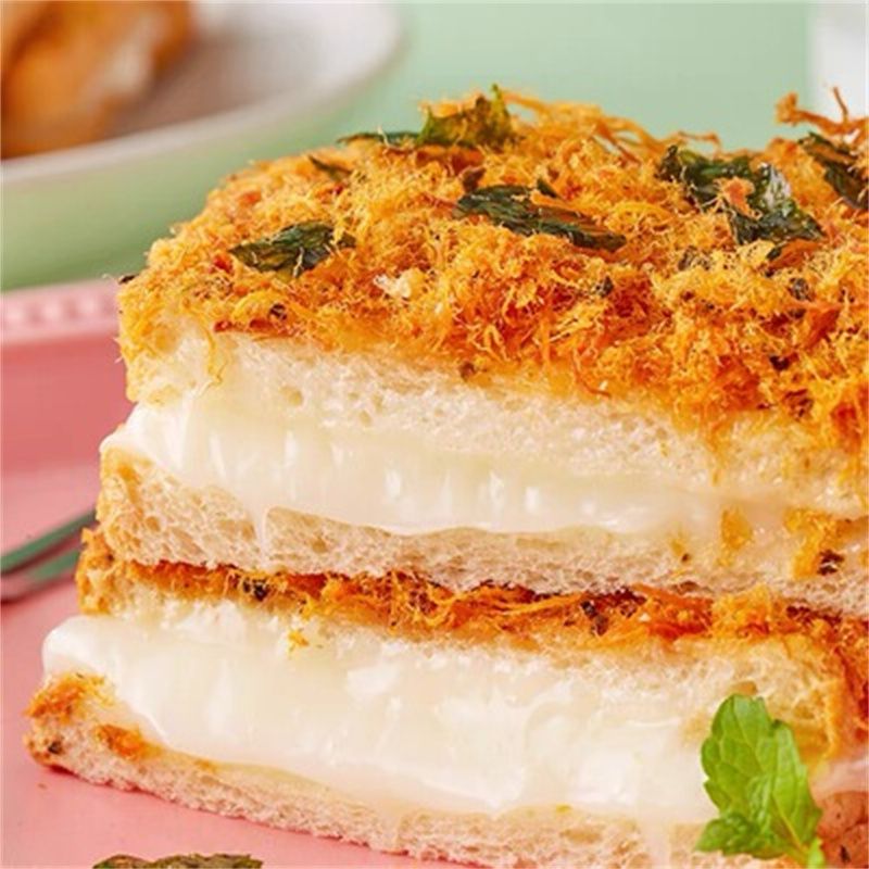 【15.9抢12包】海苔肉松吐司面包早餐整箱即食夹心蛋糕健康网红食