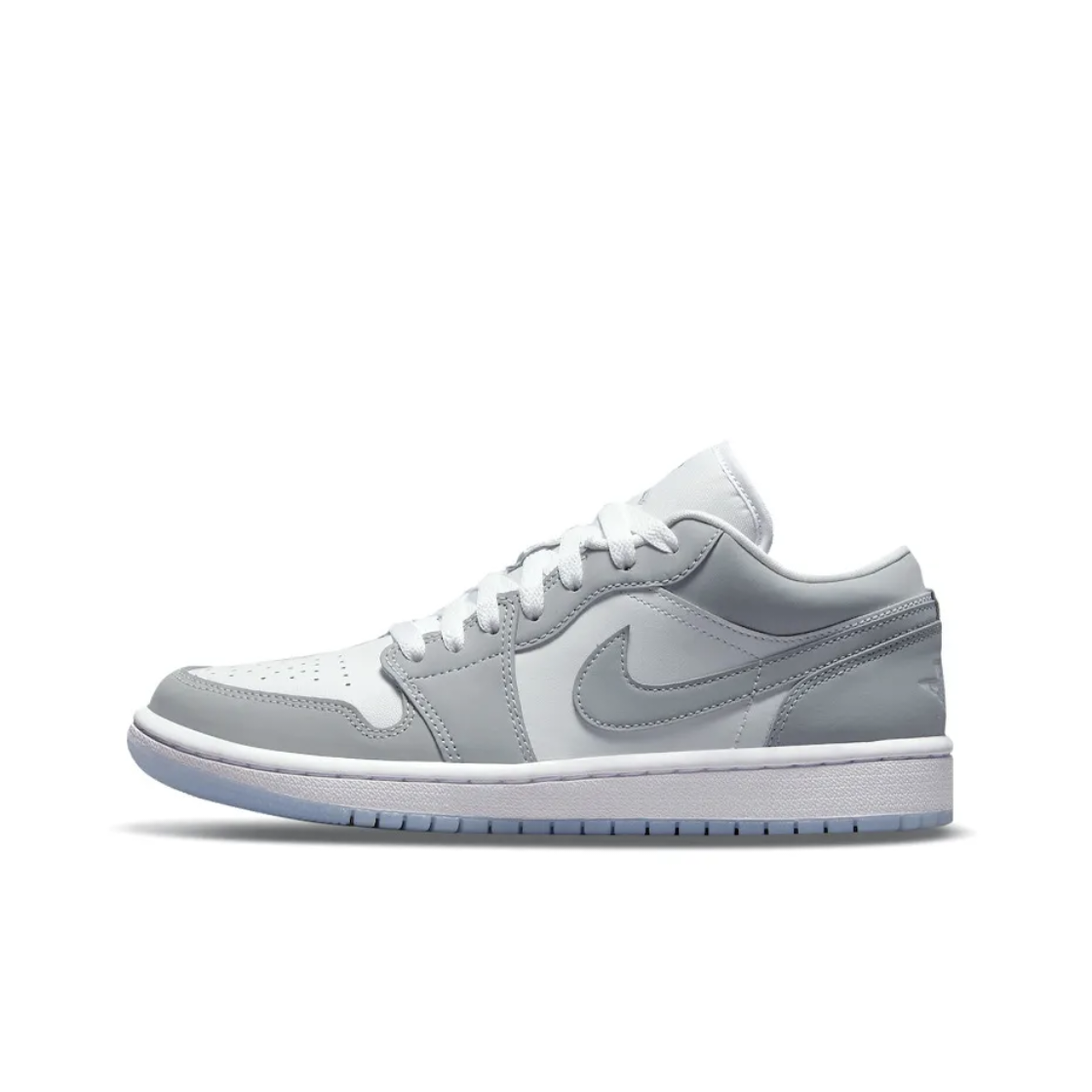 NIKE/耐克Air Jordan 女子烟灰白灰刺绣低帮篮球鞋板鞋DC0774105