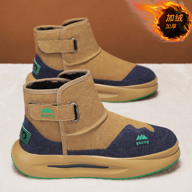 回力瑞雪地靴男冬季2023加绒加厚东北棉鞋男士高帮运动休闲靴子男
