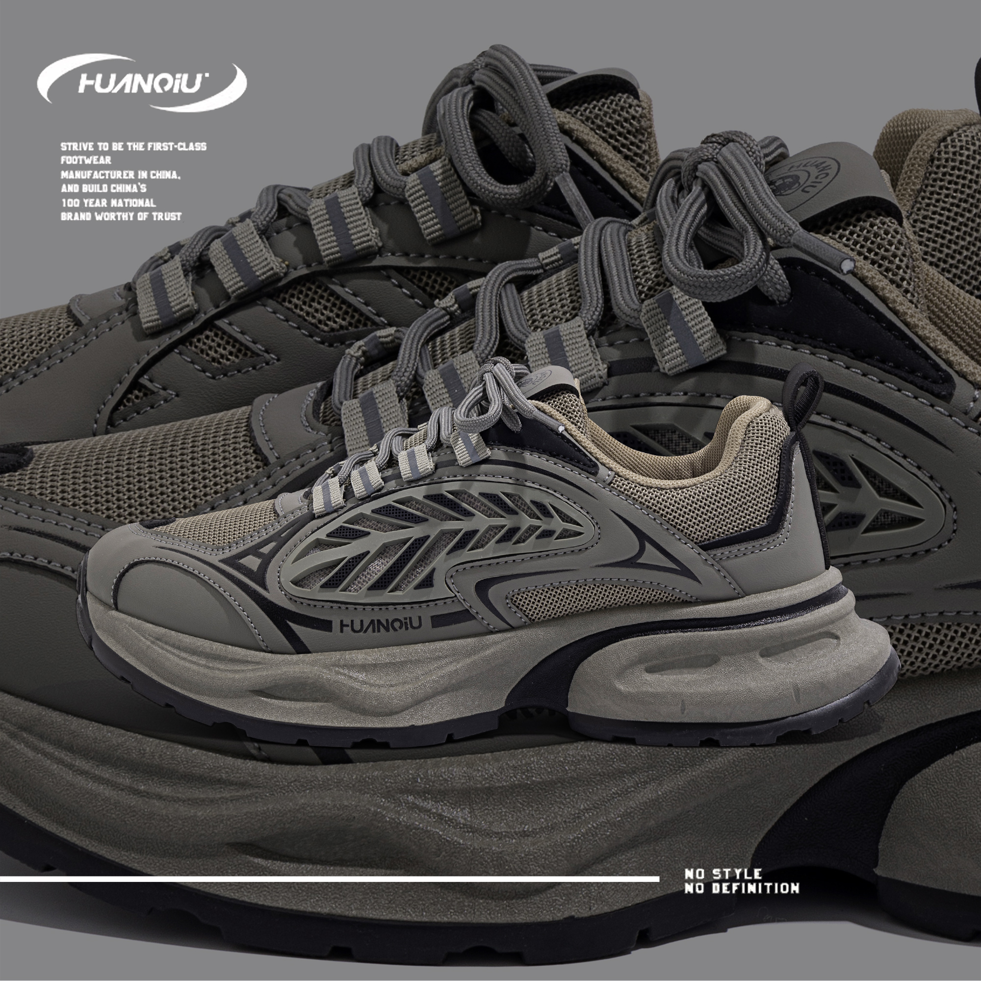 环球厚底老爹鞋男士鞋子秋款爆款2023新款潮牌百搭休闲运动鞋子男