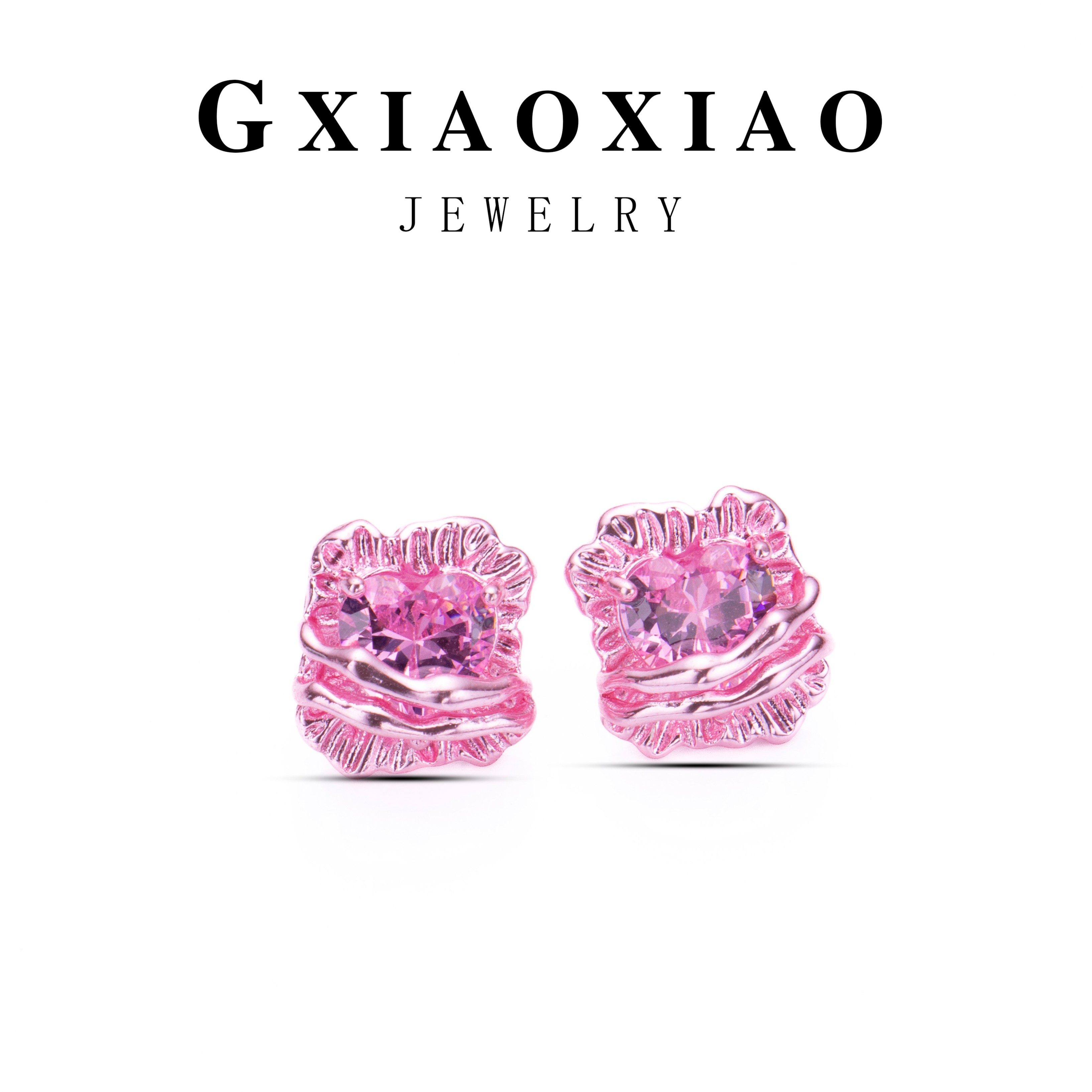 铜合金合成锆石耳饰 GXX 88-H-85-M  轻奢时尚百搭设计感配饰耳环