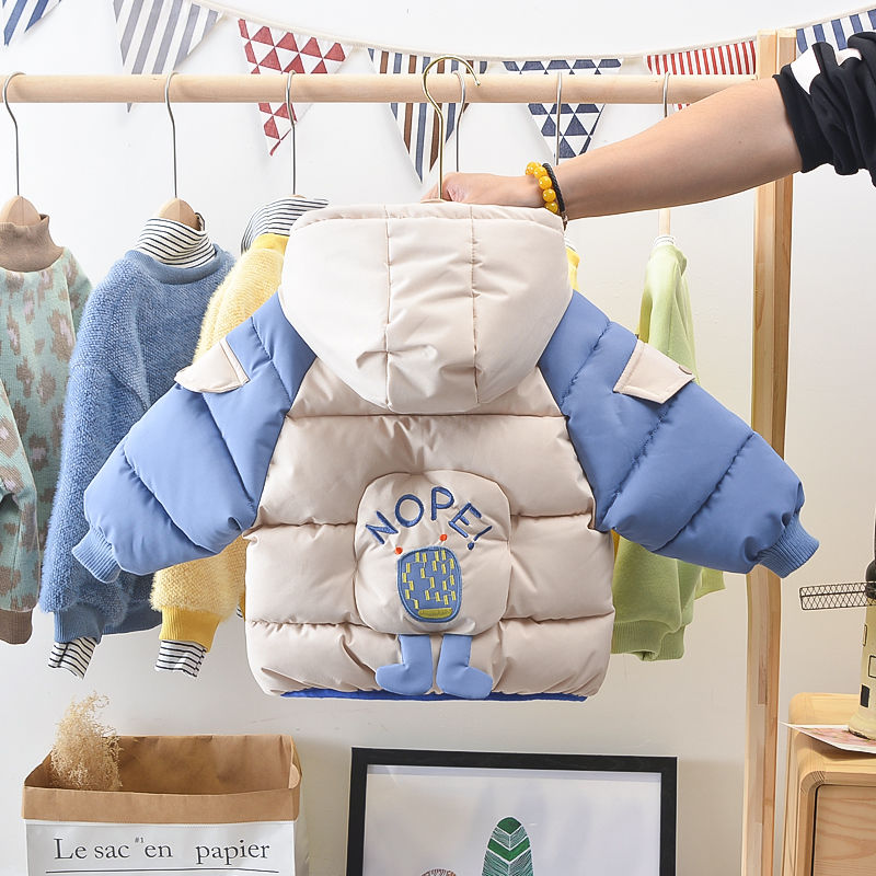 童装新款宝宝棉衣男冬季儿童棉袄加厚小童棉服外套女婴婴儿秋冬