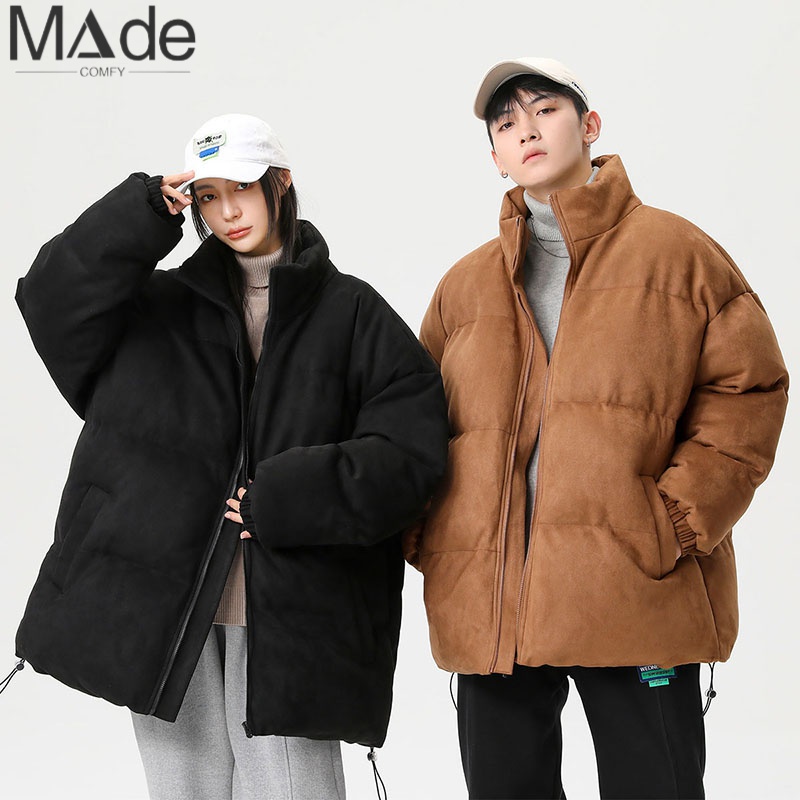男装棉服男士潮流棉袄冬季宽松情侣棉衣潮流时尚休闲加厚外套男