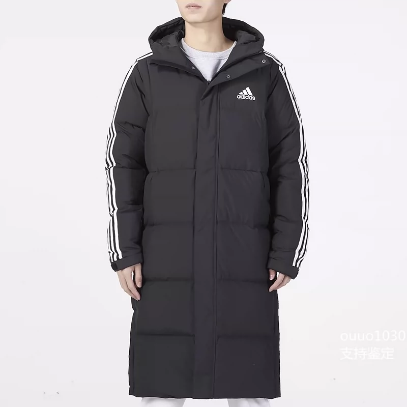 【澄子专属】阿迪达斯长款羽绒服男装2023冬季新款运动棉羽IT8714