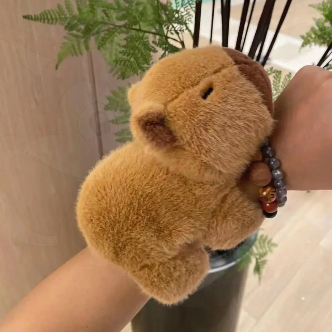 卡皮巴拉公仔玩偶毛绒玩具水豚挂件娃娃抱枕布娃娃卡皮扒拉啪啪圈
