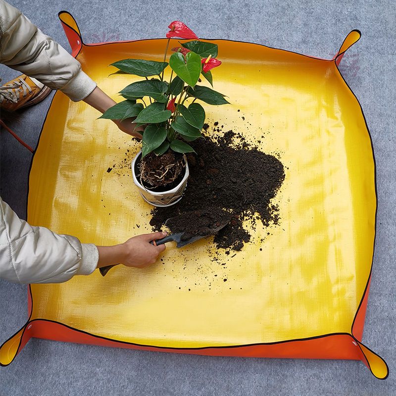 家庭园艺地垫防水防脏换土地垫多肉植物拌土换盆种植操作花垫