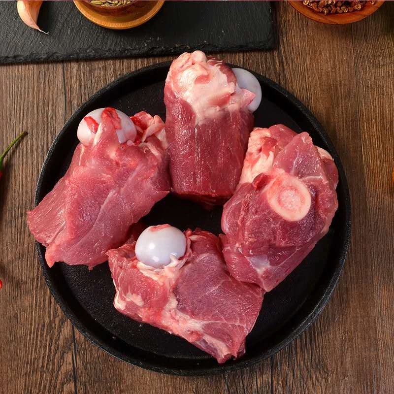 多肉猪棒骨 猪腿骨带肉猪筒骨酱大骨多肉后腿猪骨头筒子骨食用