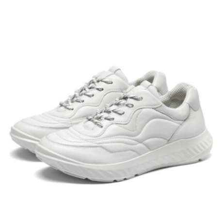 【一物一检国现】ECCO/爱步 女士休闲鞋 205613 【黑色/白色】