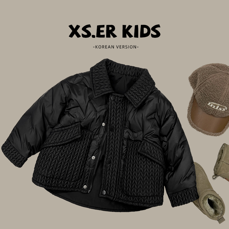 【小首尔】现货-pd男童保暖90白鸭绒羽绒服冬上衣外套HBB3099