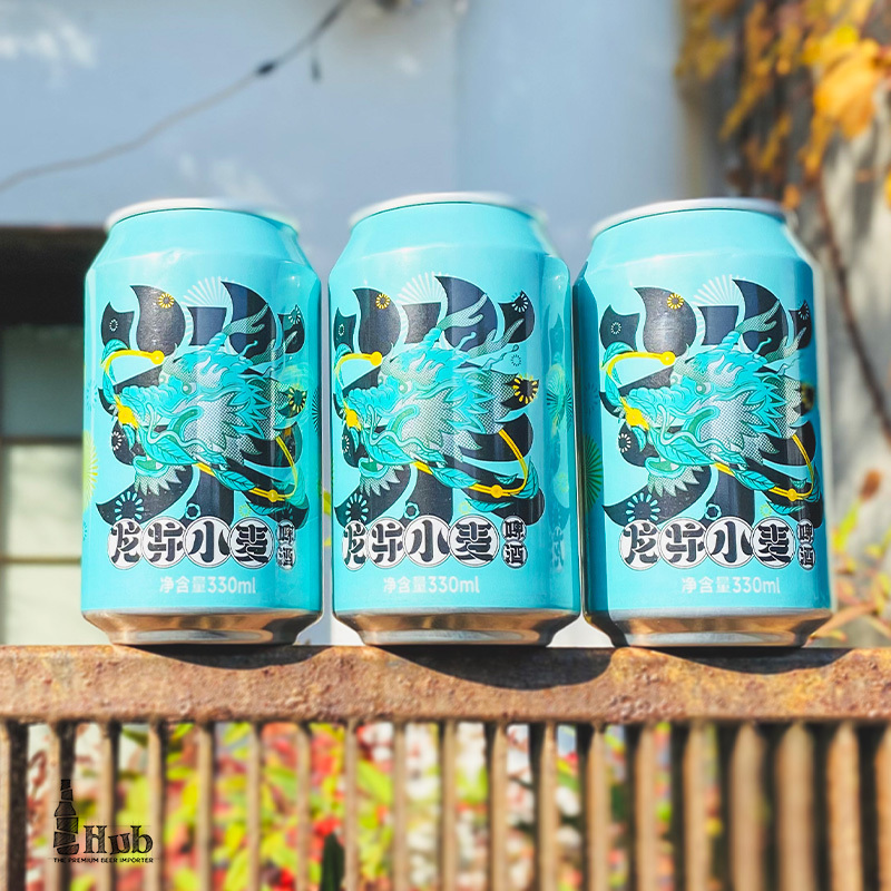 龙井小麦精酿啤酒蝴蝶结啤酒茶味小麦啤酒德式白啤浓度艾尔发酵