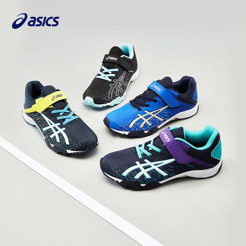 Asics亚瑟士男女儿童运动鞋耐磨减震跑步足球鞋1154A138