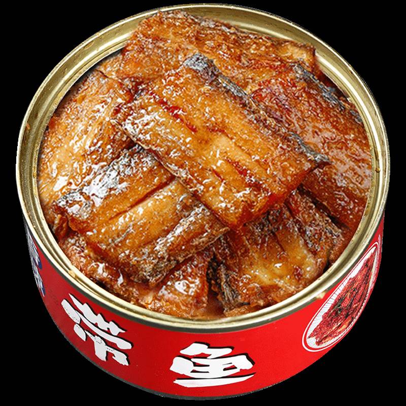 五香味带鱼罐头即食海鲜熟食下饭菜网红零食香辣黄花鱼速食下酒菜
