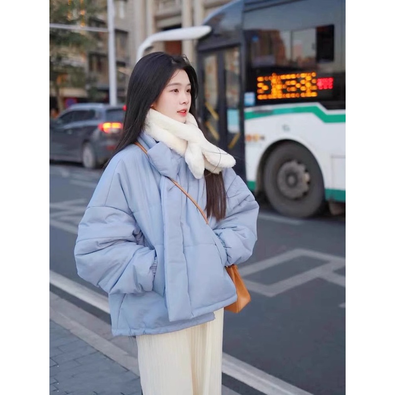 【603】新款棉服女2023冬季新款设计感短款小个子时尚学生面包服ins