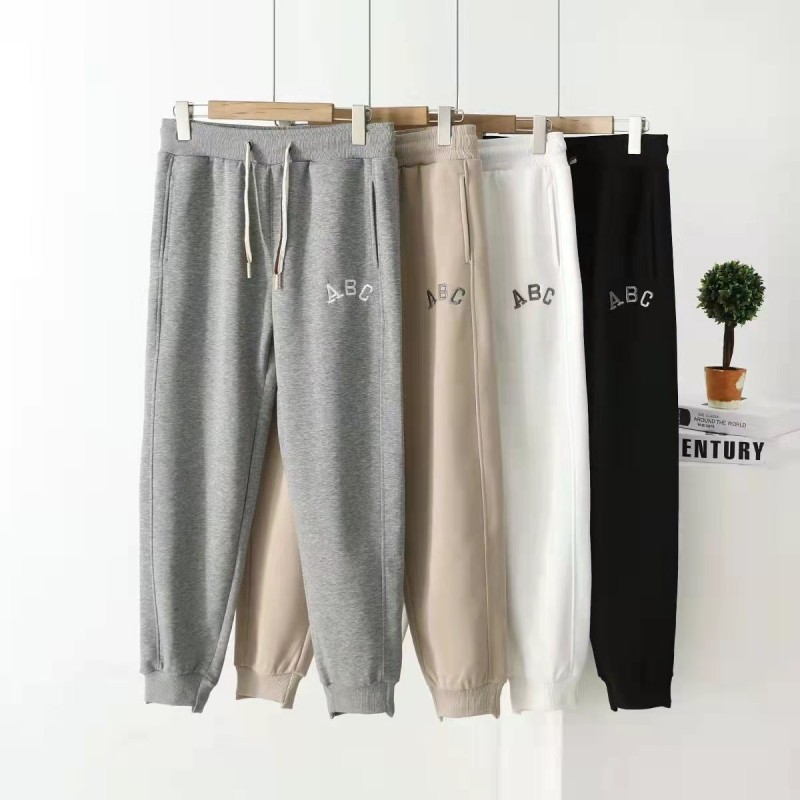 2207 春季新款字母印花束脚休闲卫裤