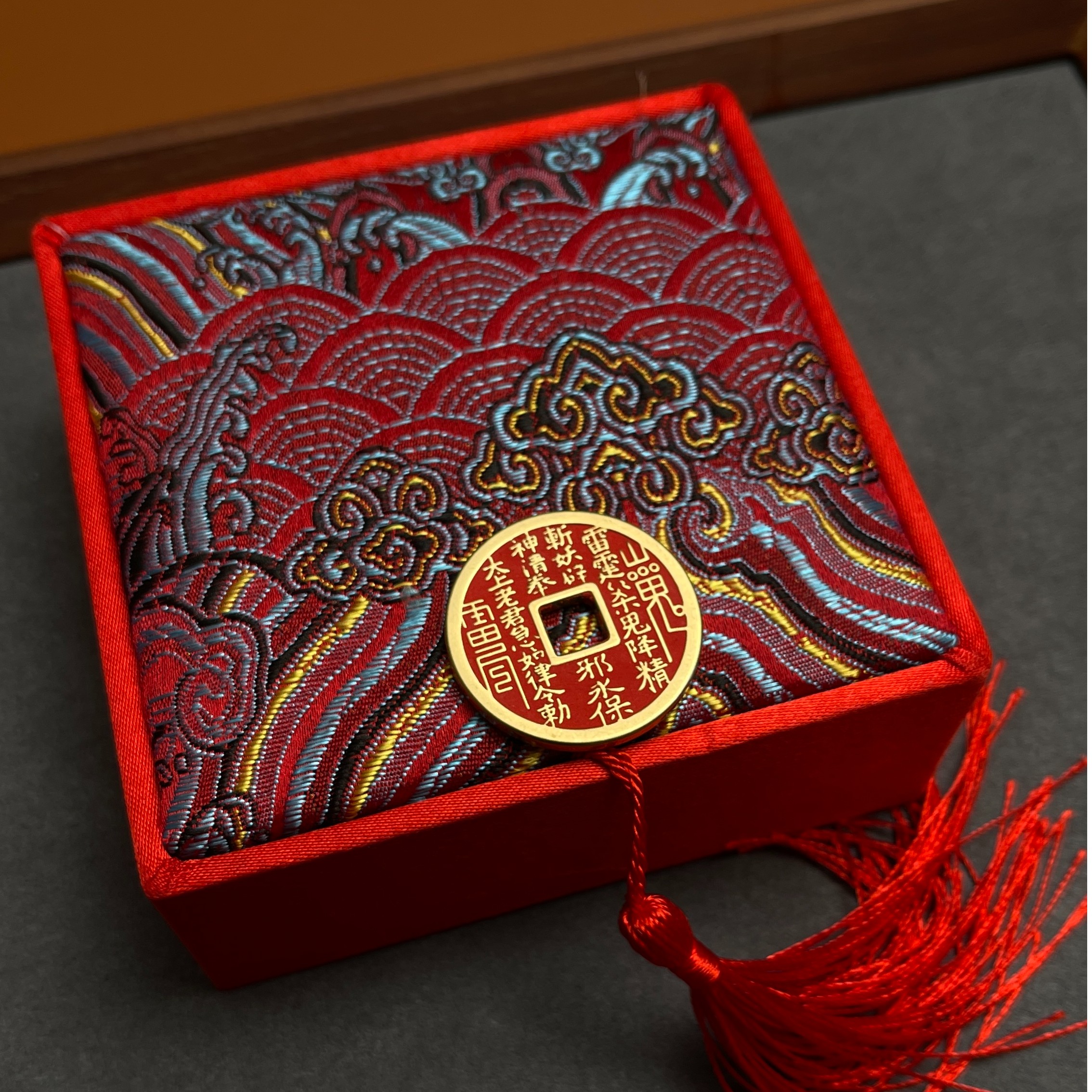 铜布艺项链 術道【山贵】满砂山贵花前挂饰手工山贵饰品中式饰品
