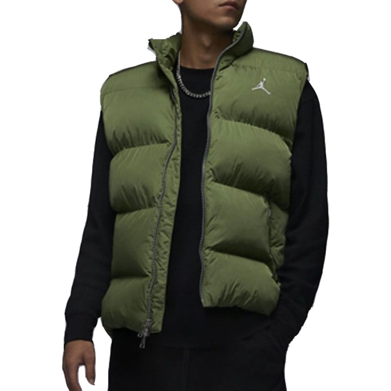 西nike耐克冬季男子JORDAN运动休闲棉马甲FB7308-340