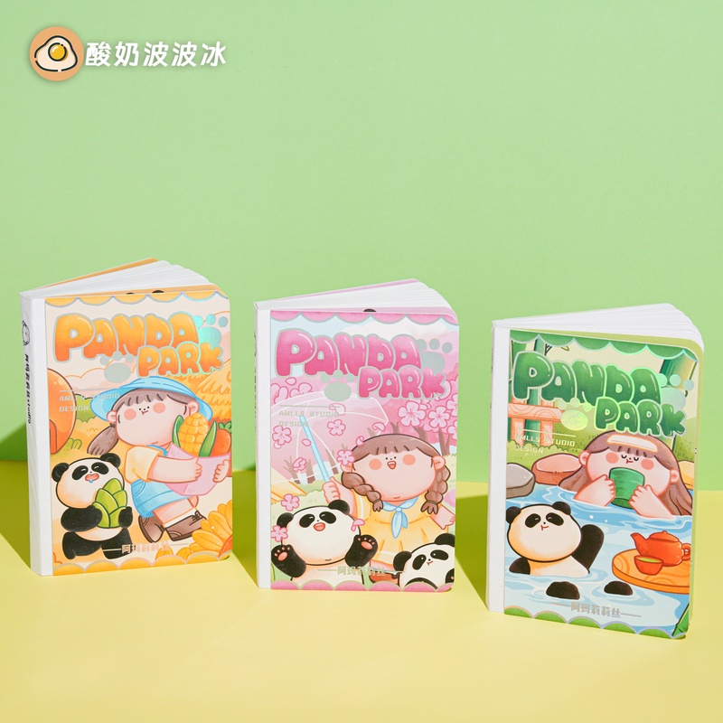 【阿玛莉莉丝口袋本】熊猫乐园A6手账本