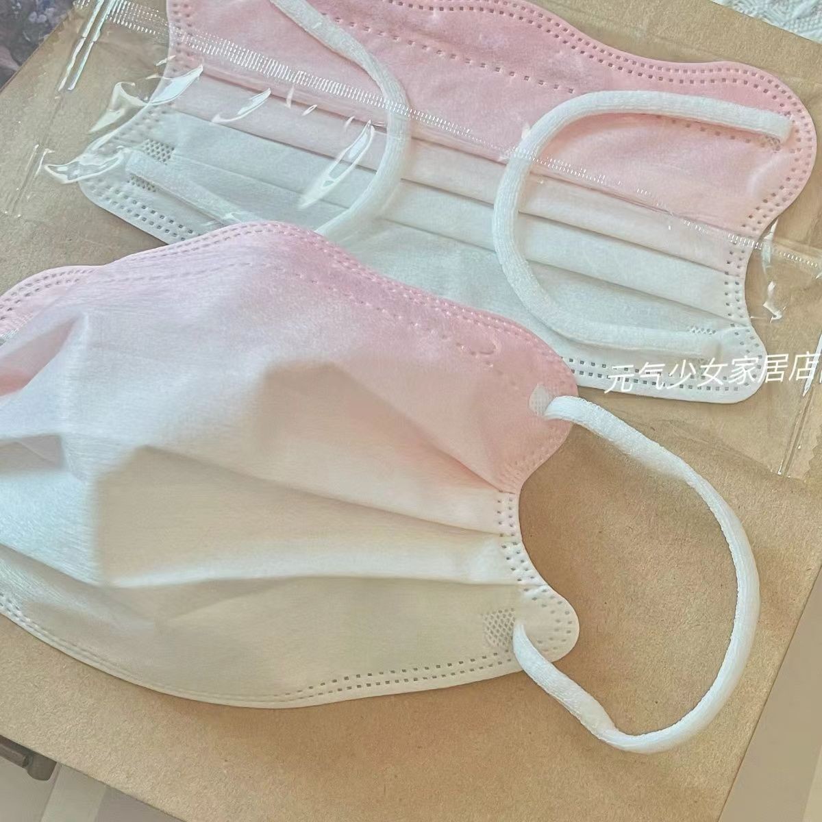 时尚网红少女蝴蝶形少女夏季薄款小脸护眼角高颜值口罩独立包装