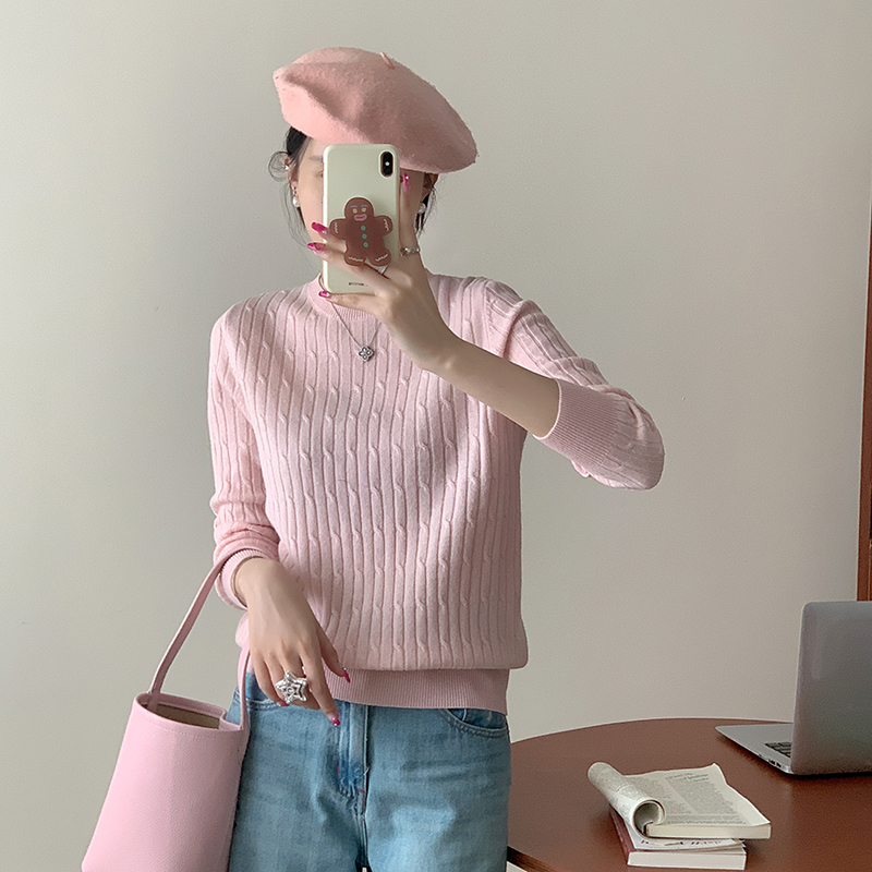 【香嘉怡新品】XJYC2326女士时尚上衣羊毛衫显瘦百搭韩版打底洋气